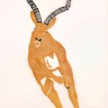Antilope 2012 Oel auf Chinapapier 48x131cm.jpg