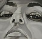 Gesicht braun 2011 Oel auf Leinwand 80x60cm.jpg