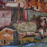 Z Italienisches Dorf IMM D.Hermes 2002 Acryl auf 275g Zeichenpapier 50x65cm Ausschnitt.jpg