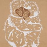 Schneeaffen 2012 Oel auf Kraftpapier 81x104cm.jpg